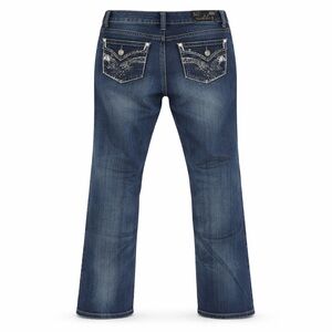 Hydraulic Jeans Womens 33x27 Embellished Back Pocket Y2K Glam Jegging